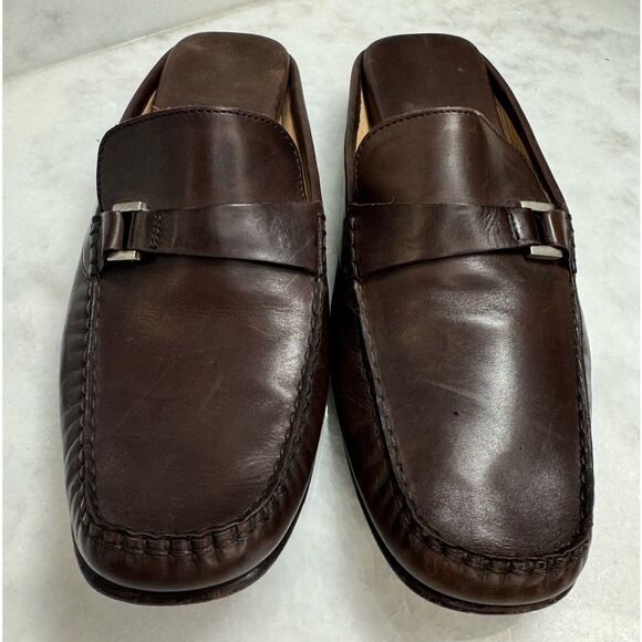 Cole Haan Women's Hilaree City Brown Leather Mules Size 8 B - Picture 6 of 8